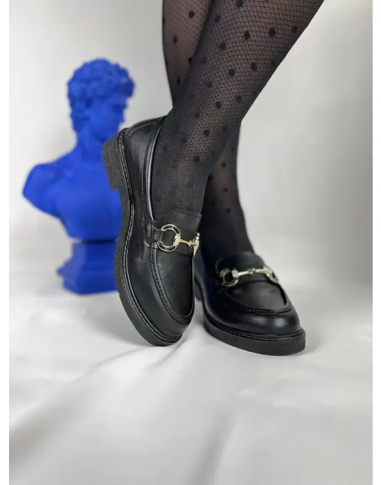 BR-806 Benorra Kömür Cilt Günlük Kadın Babet