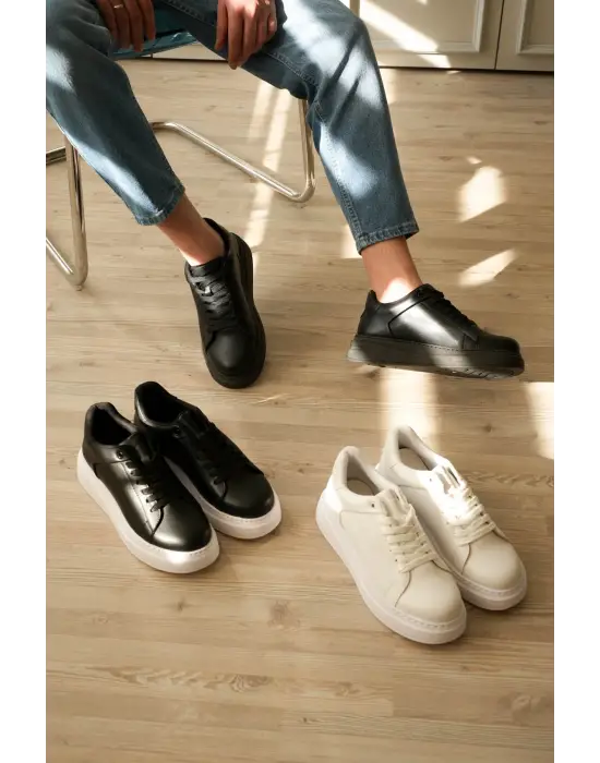 BR-B2 Benorra Kömür Cilt Günlük Erkek Ayakkabı