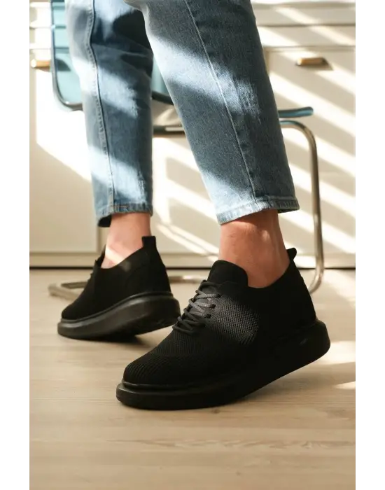 BR-M101 Benorra Kömür Triko Bağcıklı Günlük Erkek Ayakkabı