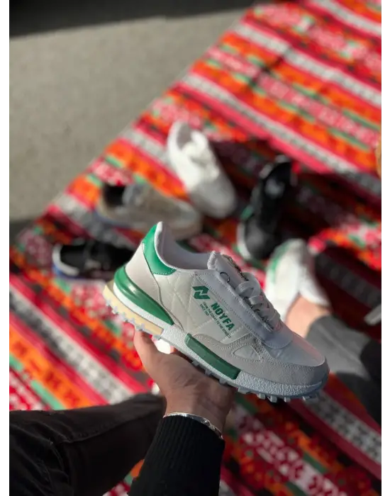 Trend Yeşil Detaylı Erkek Ayakkabı