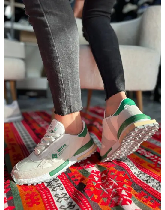 Trend Yeşil Detaylı Erkek Ayakkabı