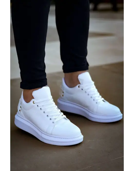 Cilt Beyaz Günlük Erkek Ayakkabı
