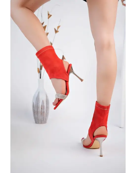 Brit Turuncu  Süet Booite