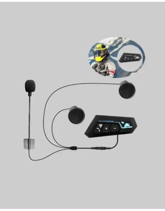 Bt22 Kask Bluetooth Kulaklık 5.0 Gürültü Engelleyici Ve Eller Serbest Kullanım
