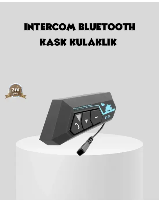 Bt22 Kask İçi Bluetooth Kulaklık Hızlı Eşleşme Ve Gürültü Önleyici Mikrofon