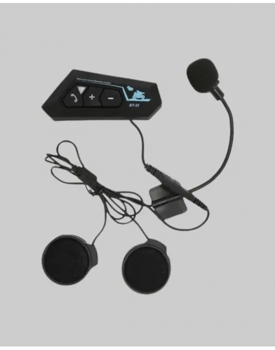 Bt22 Kask İçi Bluetooth Kulaklık Hızlı Eşleşme Ve Gürültü Önleyici Mikrofon