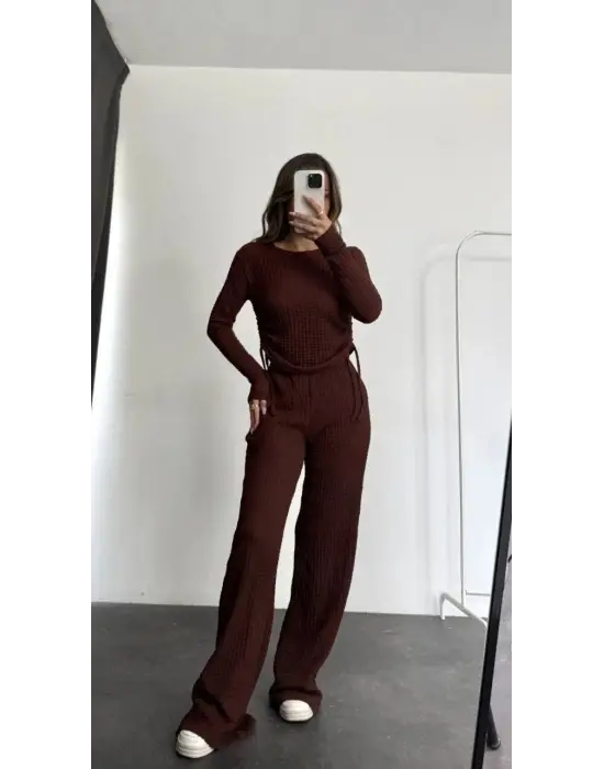 Bubble alt üst takım kahve pt510446