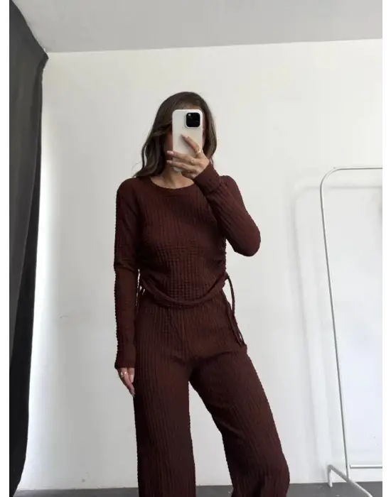 Bubble alt üst takım kahve pt510446