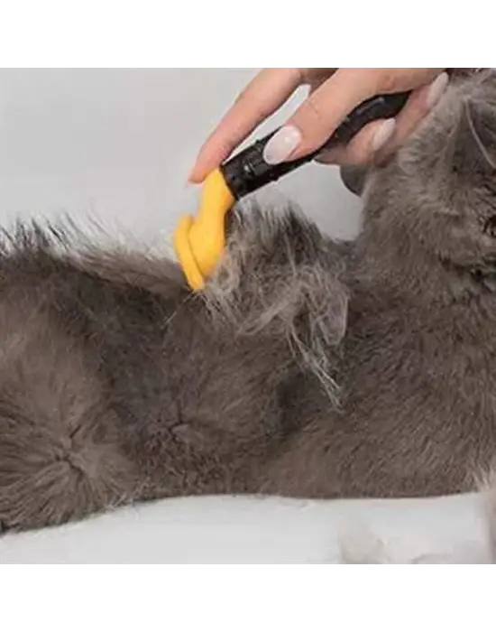 Omarı Profesyonel Tüy Alıcı ve Toplayıcı İnce Kedi Köpek Tarağı Fırçası