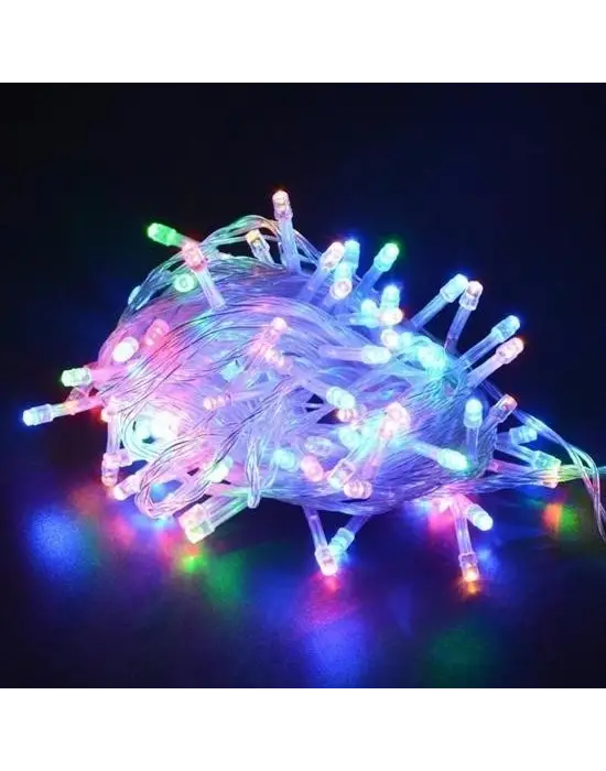 Omarı Renkli RGB Led Lamba 10 Metre Ledli 8 Fonksiyonlu