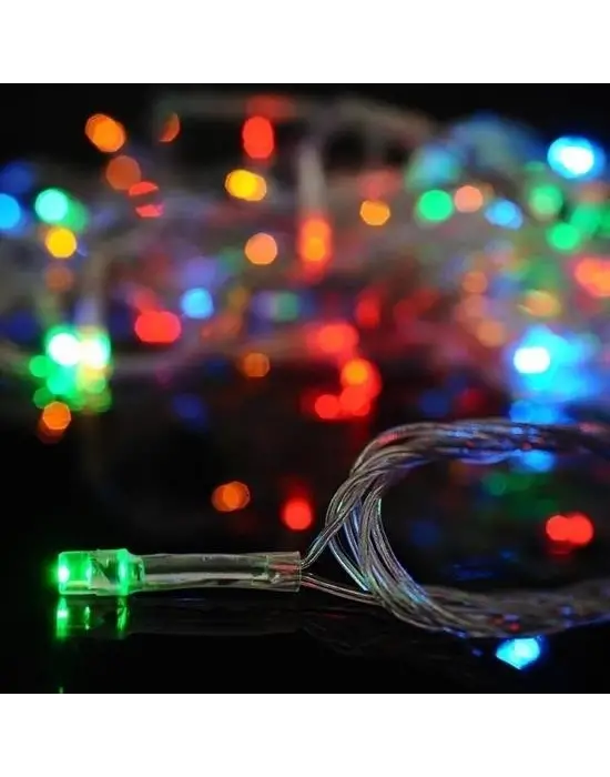 Omarı Renkli RGB Led Lamba 10 Metre Ledli 8 Fonksiyonlu