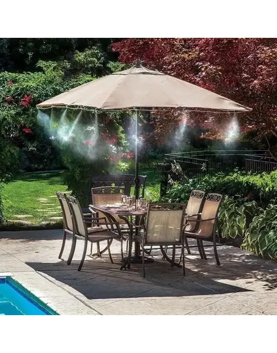 BUFFER® 10 Metre Kendin Yap Balkon Veranda Çardak Kamelya Sulama Serinletme ve Nemlendirme Sistemi