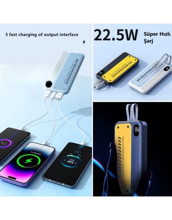 Omarı Hızlı Şarj Özellikli mAh Powerbank