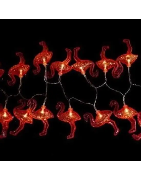 Omarı Dekoratif Led Flamingo Işık Zinciri - 1,5 Metre