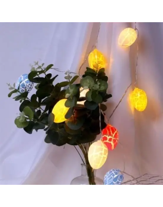 Omarı Renkli Yumurta Şeklinde Dekoratif Led Aydınlatma