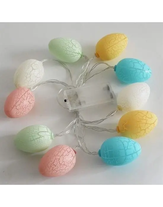 Omarı Renkli Yumurta Şeklinde Dekoratif Led Aydınlatma