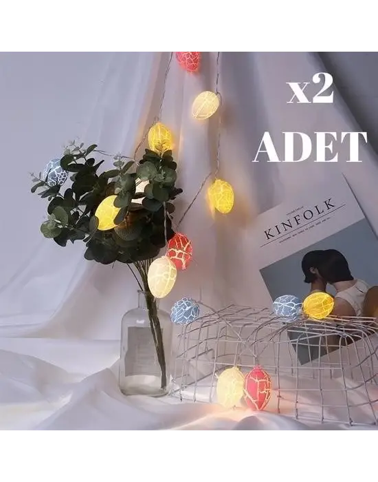 Omarı Renkli Yumurta Şeklinde Dekoratif Led Aydınlatma