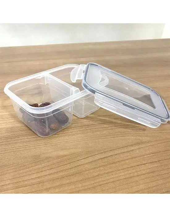 Omarı Güçlü ve Pratik 2 Bölmeli Erzak Saklama Kabı