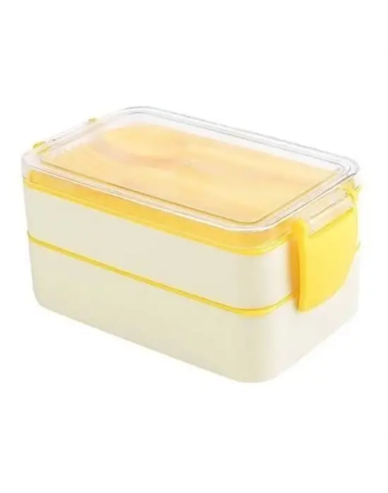 Omarı Çatal Kaşıklı 2 Bölmeli 900ml Beslenme Kabı