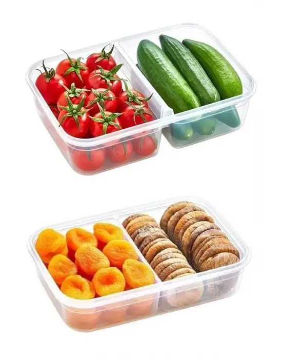 Omarı Sızdırmaz Contalı Kapaklı 1 Litre Erzak Saklama Kabı