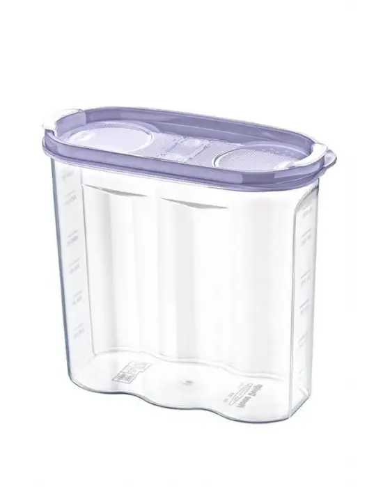 Omarı Modern ve Pratik Kapaklı Ölçekli Kuru Gıda Saklama Kutusu - 1,7 Litre
