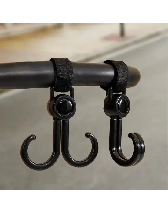 Omarı Çift Fonksiyonlu Bebek Arabası ve Bisiklet Eşya Taşıma Kanca