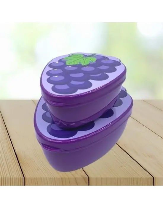Omarı İç İçe Geçebilen Üzüm Model Saklama Kabı Seti