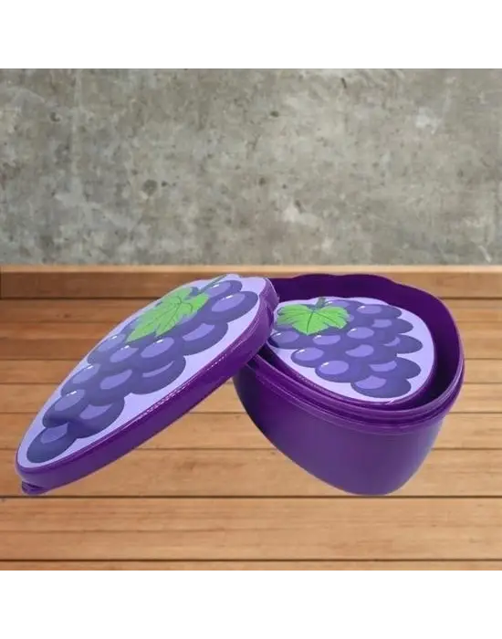 Omarı İç İçe Geçebilen Üzüm Model Saklama Kabı Seti