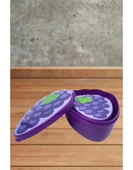 Omarı İç İçe Geçebilen Üzüm Model Saklama Kabı Seti