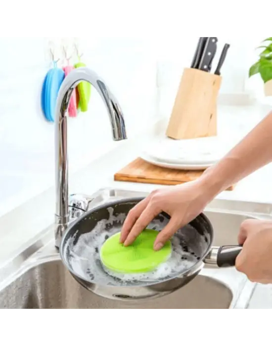 Omarı Yeni Nesil Kir Tutmaz Tırtıklı Bulaşık Yıkama Pedi