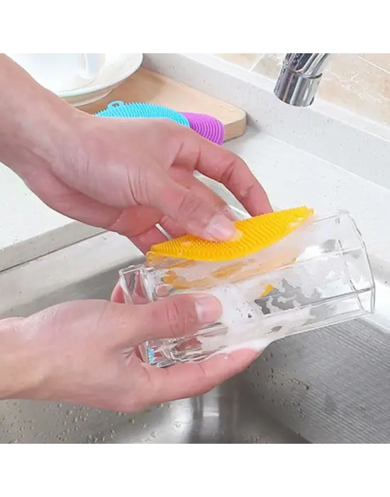 Omarı Yeni Nesil Kir Tutmaz Tırtıklı Bulaşık Yıkama Pedi