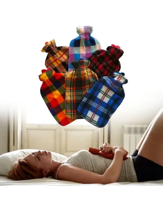 Omarı Sıcak Su Torbası 2 Litre Polar Kılıfıyla