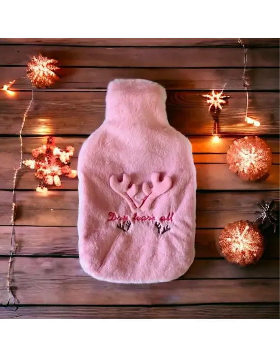 Omarı Yumuşak Peluş Kılıfıyla 2 Litre Sıcak Su Torbası