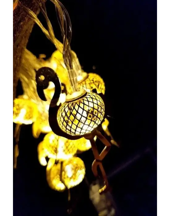 Omarı İnce Tel Pilli Led Işık Zinciri - Parti Aydınlatma