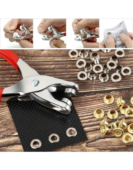 Omarı Paslanmaz Çelik Çıtçıt ve Pense Seti