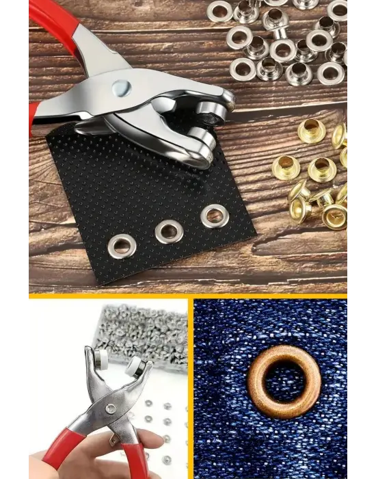 Omarı Paslanmaz Çelik Çıtçıt ve Pense Seti