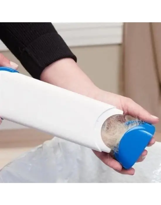 Omarı İki Parça Kıl Tüy Toplayıcı Tarak Seti