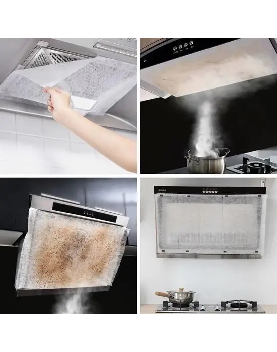 Omarı Pratik Mutfak Davlumbaz Koruyucu Filtre