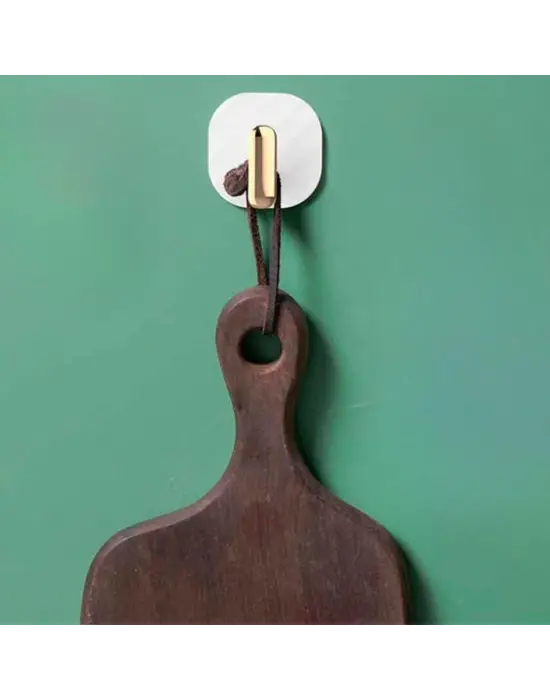 Omarı Retro Askılık Dolap Kapak Kulpu - Beyaz