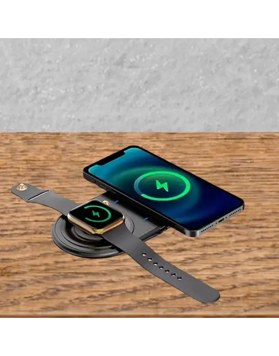 Omarı 2si 1 Arada Kablosuz Hızlı Şarj Aparatı