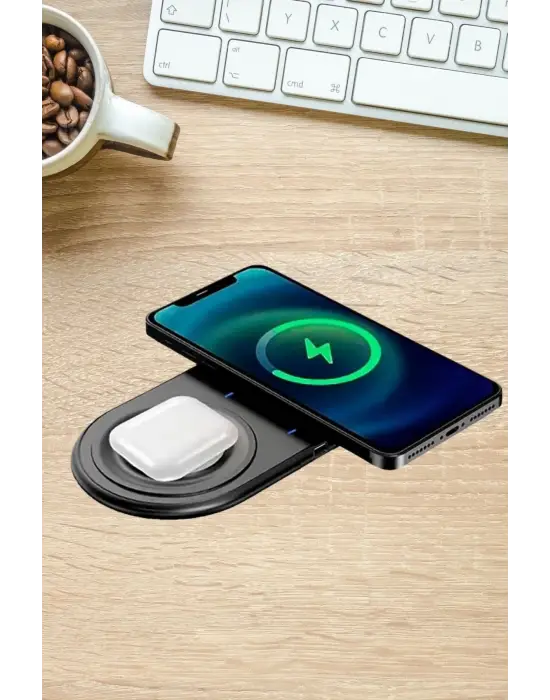 Omarı 2si 1 Arada Kablosuz Hızlı Şarj Aparatı