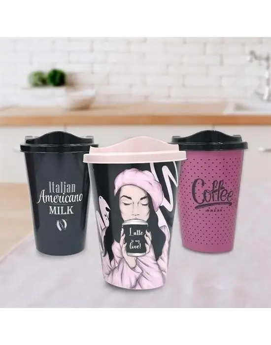 Omarı Modern ve Şık 3 Adet Kahve Bardağı Seti