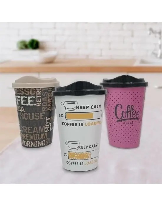 Omarı Modern ve Şık 3 Adet Kahve Bardağı Seti