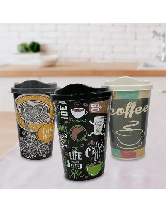 Omarı Modern ve Şık 3 Adet Kahve Bardağı Seti