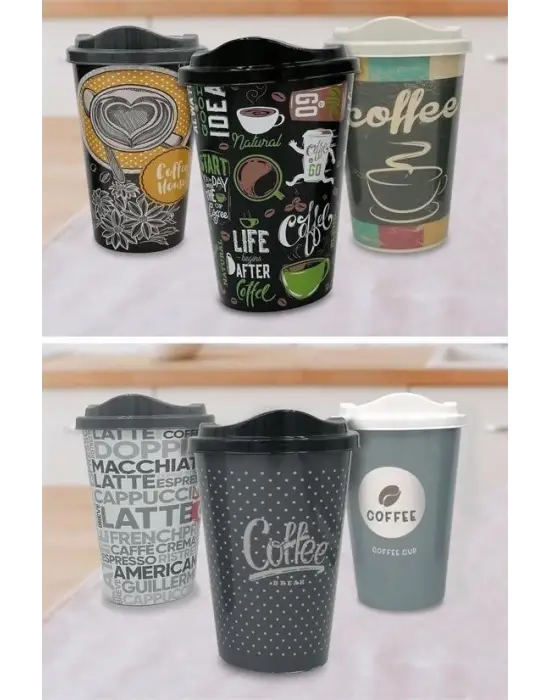 Omarı Modern ve Şık 3 Adet Kahve Bardağı Seti