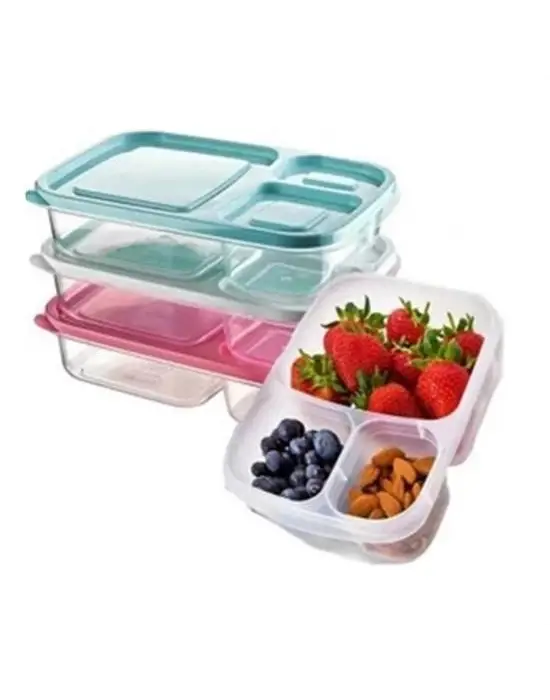 Omarı Pratik 3 Bölmeli Gıda Saklama Kabı