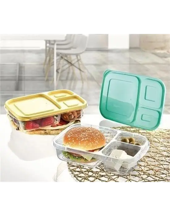 Omarı Pratik 3 Bölmeli Gıda Saklama Kabı