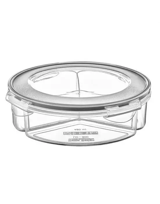 Omarı 3 Bölmeli Sızdırmaz Contalı Erzak Saklama Kabı