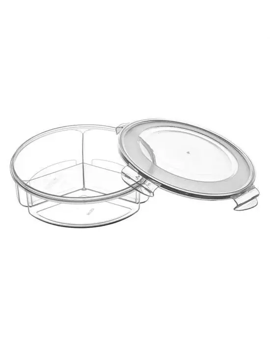 Omarı 3 Bölmeli Sızdırmaz Contalı Erzak Saklama Kabı