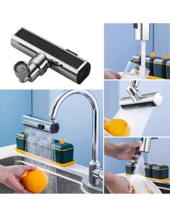 Omarı Evrensel Musluk Başlığı - 3 Modlu Çok Amaçlı Musluk Adaptörü